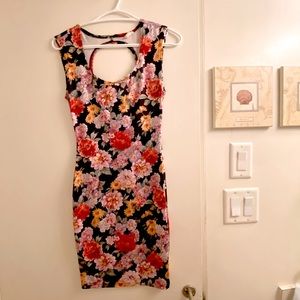 Garage Polyester Floral Dress